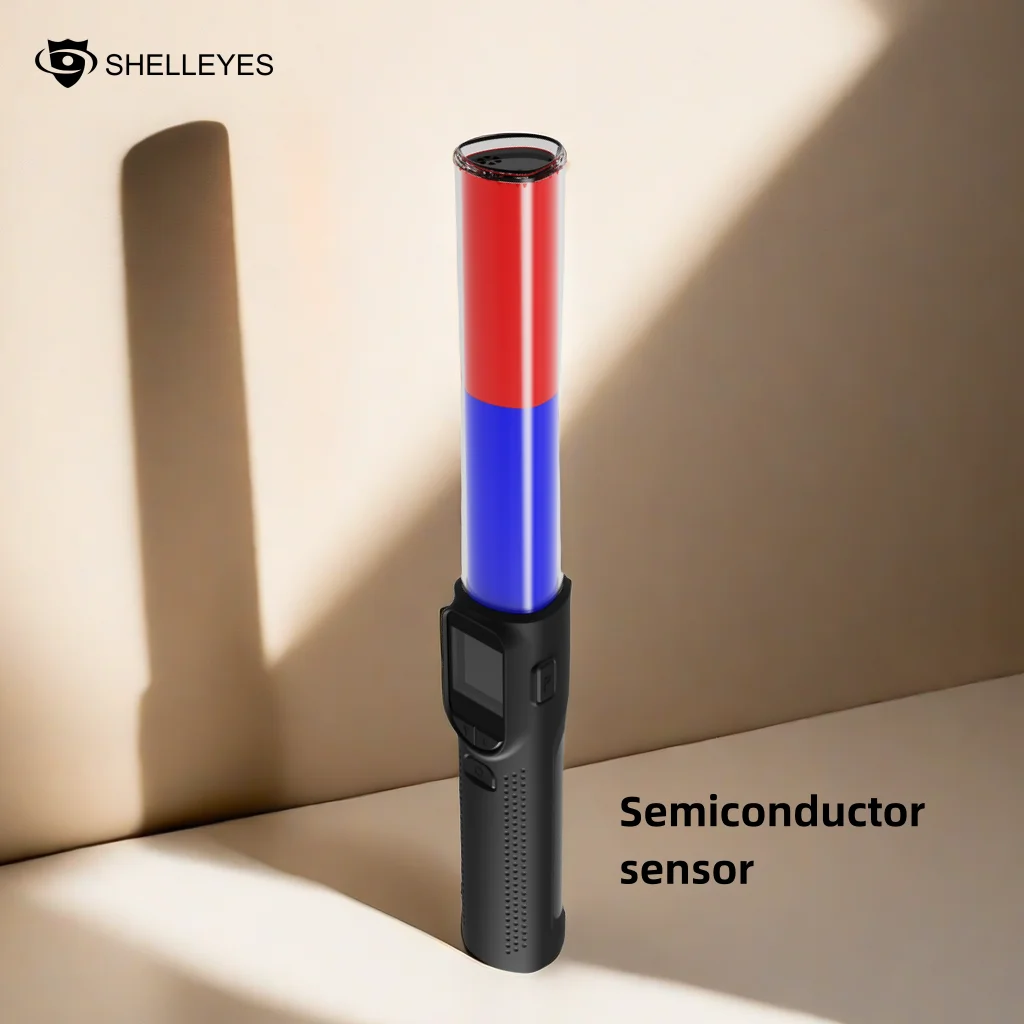 2024 Hot Sale Wholesale New Professional Lcd Digital Voice Prompt Sound Handle Charging Type-c Port Breath Alcohol Tester