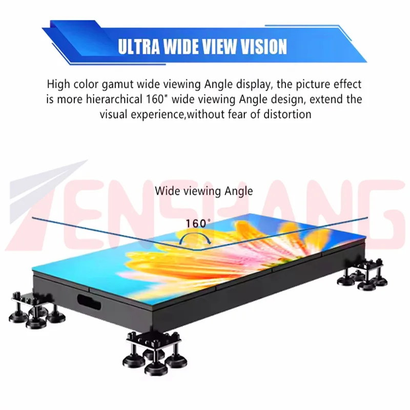 Indoor Outdoor P3.91 P4.81 P2.6 P2.9 Interactive Led Dance Floor Digital Display Screen Advertising Screen Display