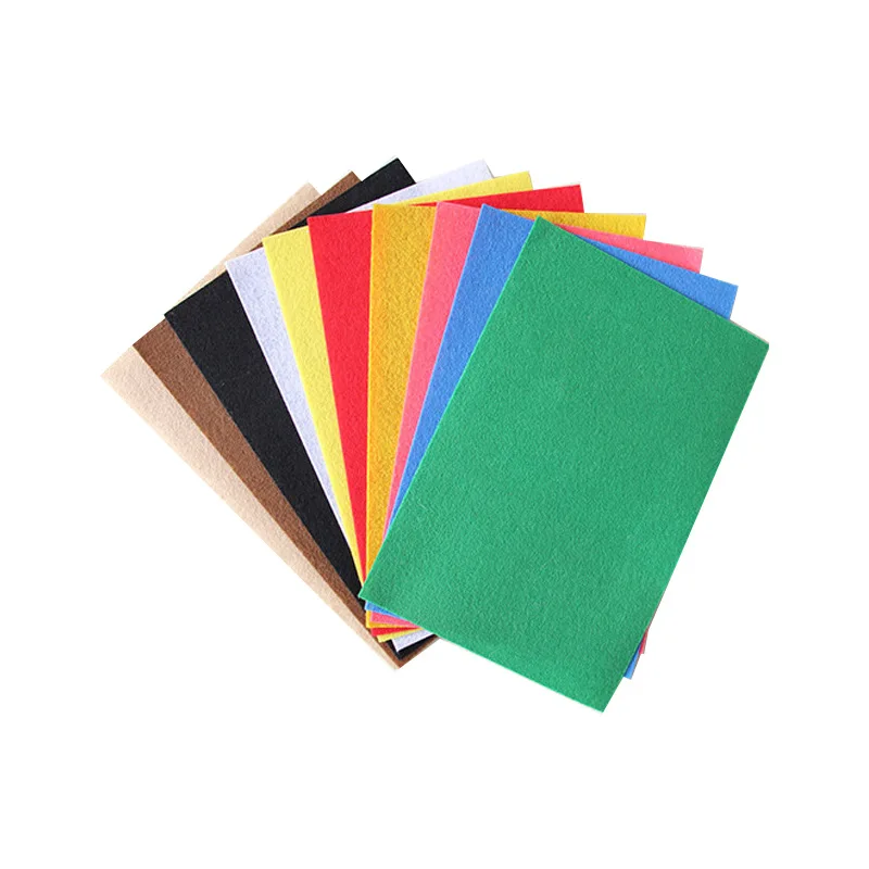 Best-selling needled nonwoven fabric Environmental protection colored polyester nonwoven fabric Home textile nonwoven fabric