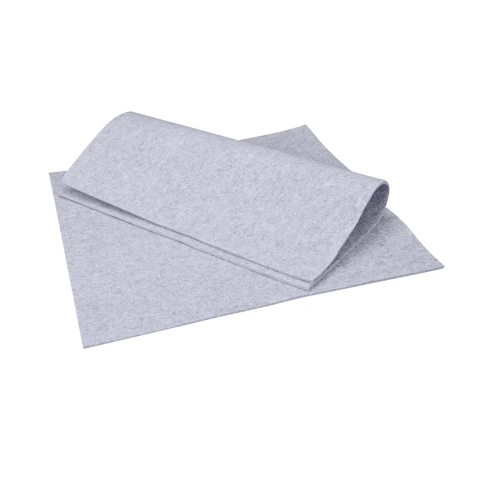 1300g Industrial Felt Electric Blanket Clothing Wadding Filler Custom Size Gray Polyester Felt Cloth