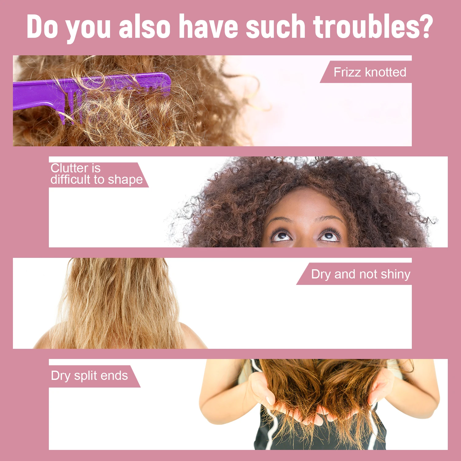 OEM/ODM Hair Oils Detangler Spray Organic Nourishing Anti Frizz Olive Oil Sheen Hair Spray