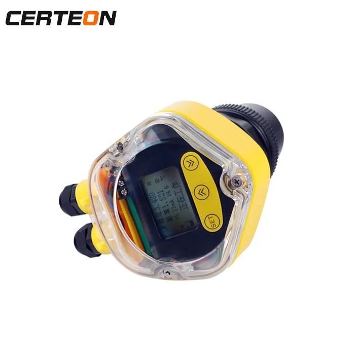 ultrasonic level indicator meter transmitter sensor for water liquid