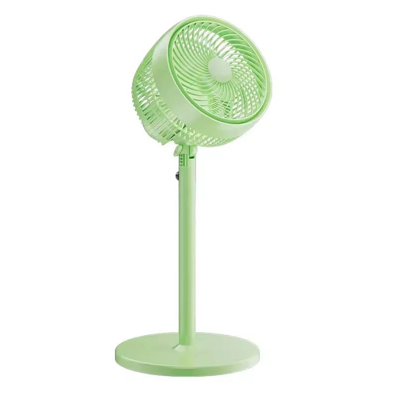 Household universal remote control plastic metal large air volume circulating fan mute vertical landing Oscillating fan