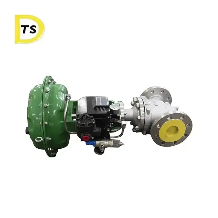 Пневматический мембранный регулирующий клапан DN50 из нержавеющей стали пневматический с позиционером