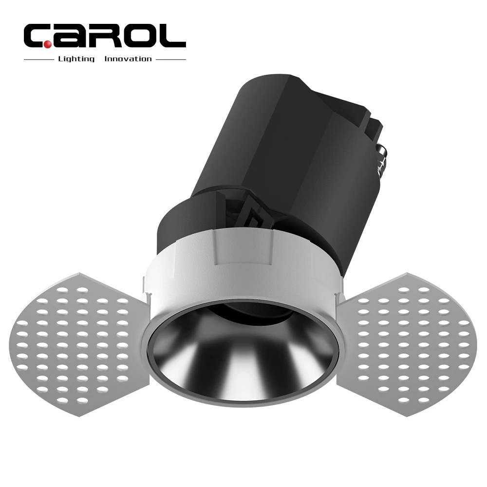 High Quality Dimmable COB LED Recessed Ceiling Light Downlight Spotlight Square Round Anti Glare LED Down Light