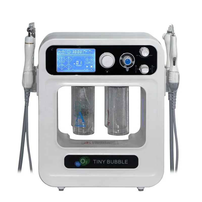 2020 Jet Aqua Hydra Dermabrasion Facial H2 O2 Small Bubble 4 In 1 Water Oxygen Care Skin Beauty Dermabrasion Machine