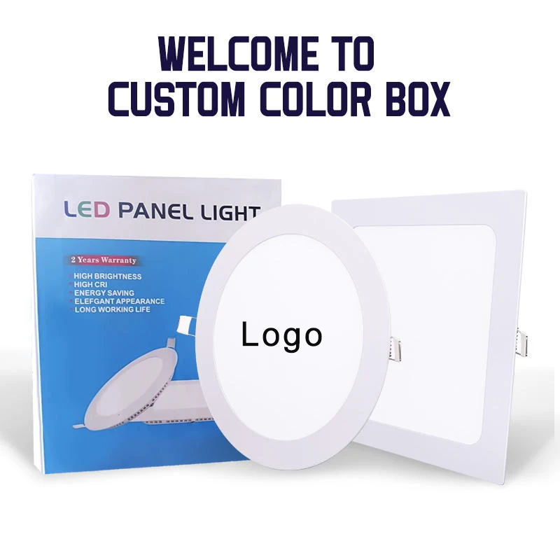 Fast Delivery 3W 6W 9W 12W 15W 18W 24W led panel light recessed slim panel lights