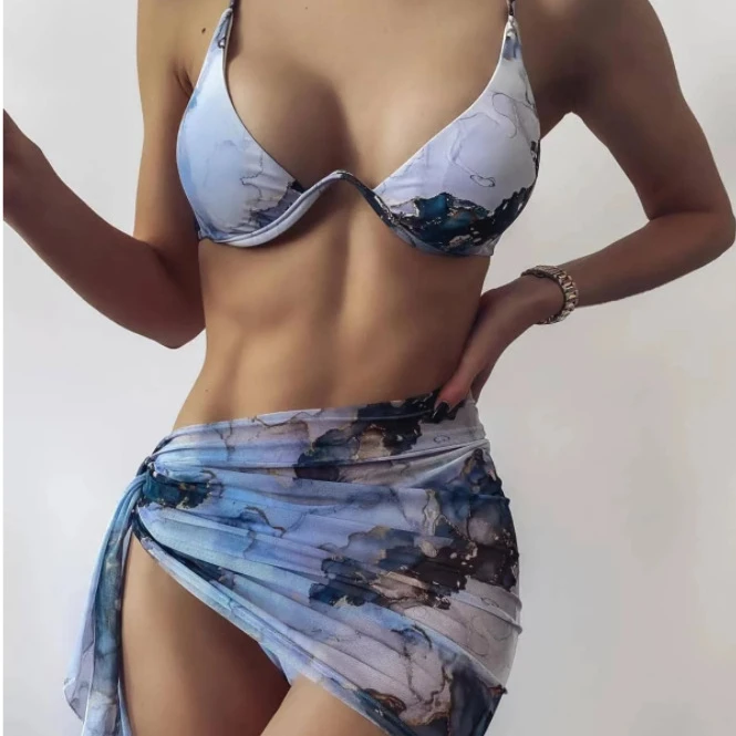 Custom Quality swimwear women new design hot Sexy Beachwear Beach Summer Floral swimsuit bikini