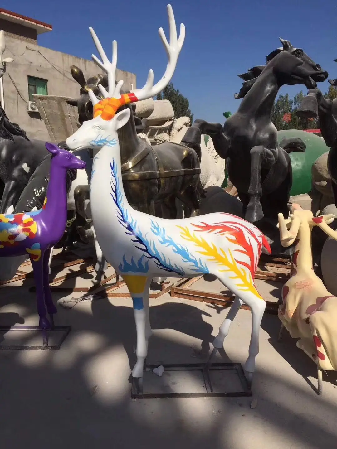 Life Size Garden Resin Animal Statue