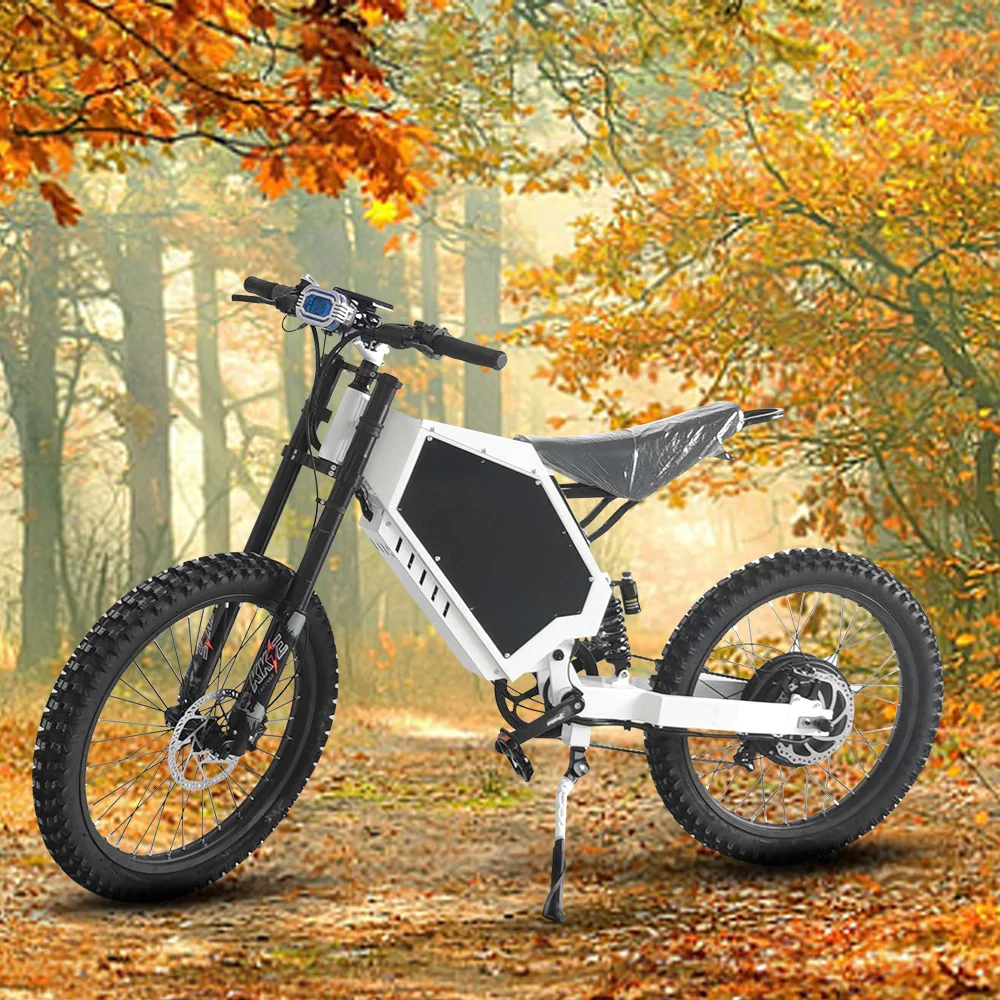 High Quality Electric Mountain Bike 2000w 3000w 4000w 50000w 60000w 70000w 80000w electric bike sur ron bomber with F/R lights