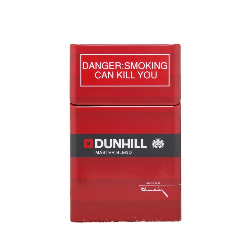 Wholesale customized printed logo fashion Wholesale rectangle shape cigarette tin box cigarette box case cover