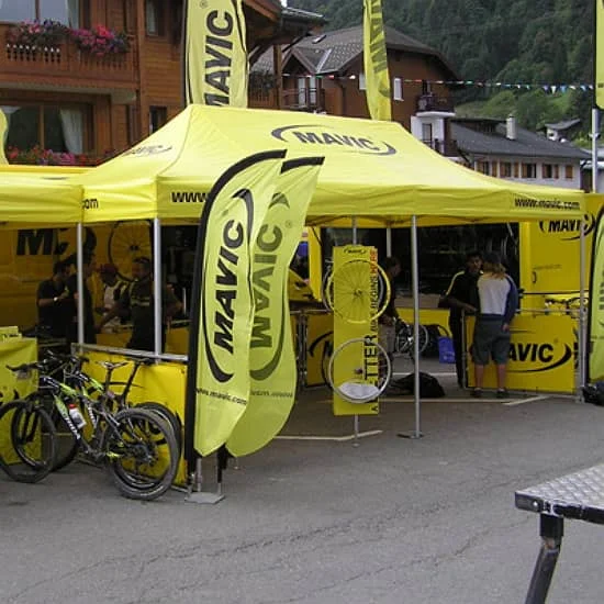 Branded Canopy Tents for Trade Shows and Marketing Events High-Quality Canopy Top Valance of the Canopy Tent Top