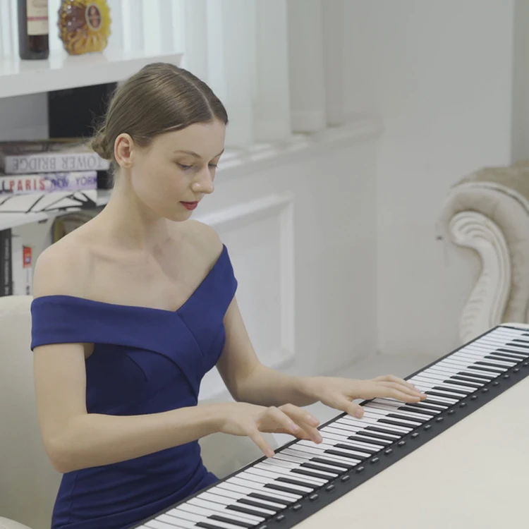 61 Keys Silicone Digital Electric North Piano Keyboard Musical Midi Keyboard