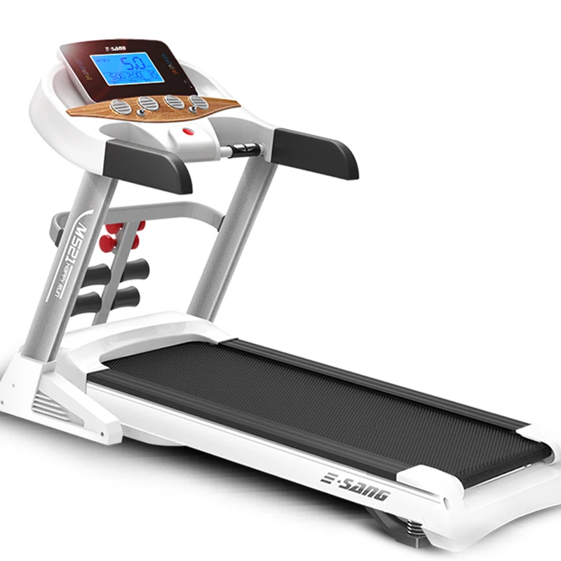 EQi  Viewable Solid Strong Noiseless Treadmill Handheld Running Machine Fitness Equipment
