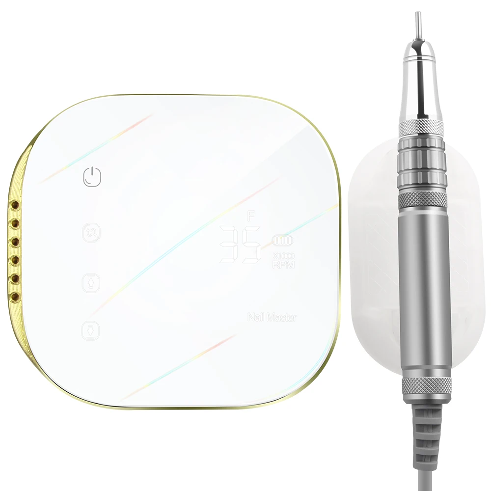 Jimdoa JMD-S108P New Arrivals Nail Polisher Portable Electric Nail Drill Rechargeable Manicure Tools Nail Drill Machine 35000RPM