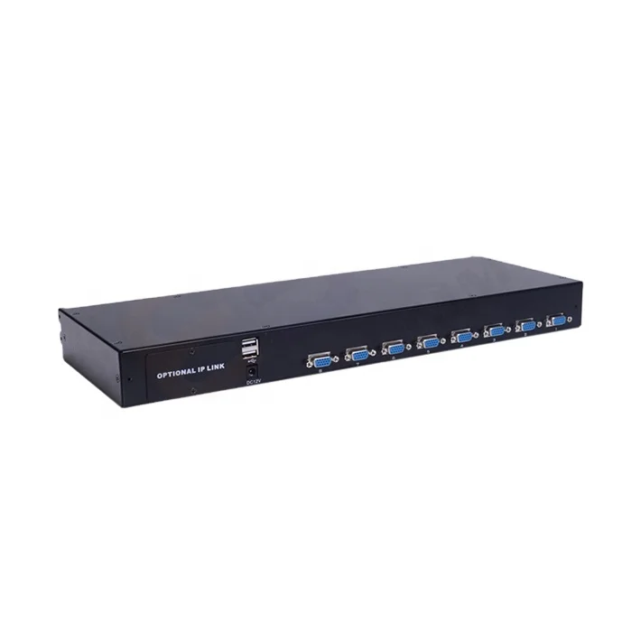 KVM Switch,19' installation+19-inch 8 port VGA LCD Screen