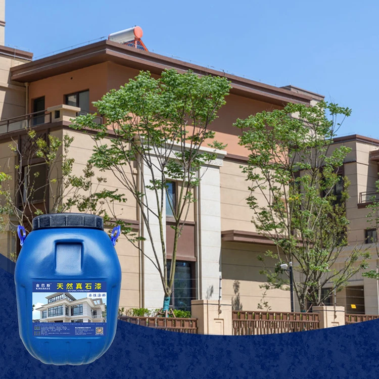 
Wall Decoration Paint Crack Resistant Waterproof Acrylic Natural Rock Stone Paint Spray Texture Paint 