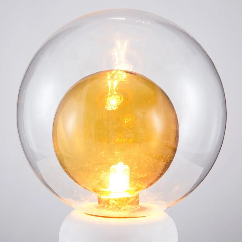 Custom Bottle Bulb Shape DIY Lamp Cover Indoor Ceiling Table Lights Glass Light Shade