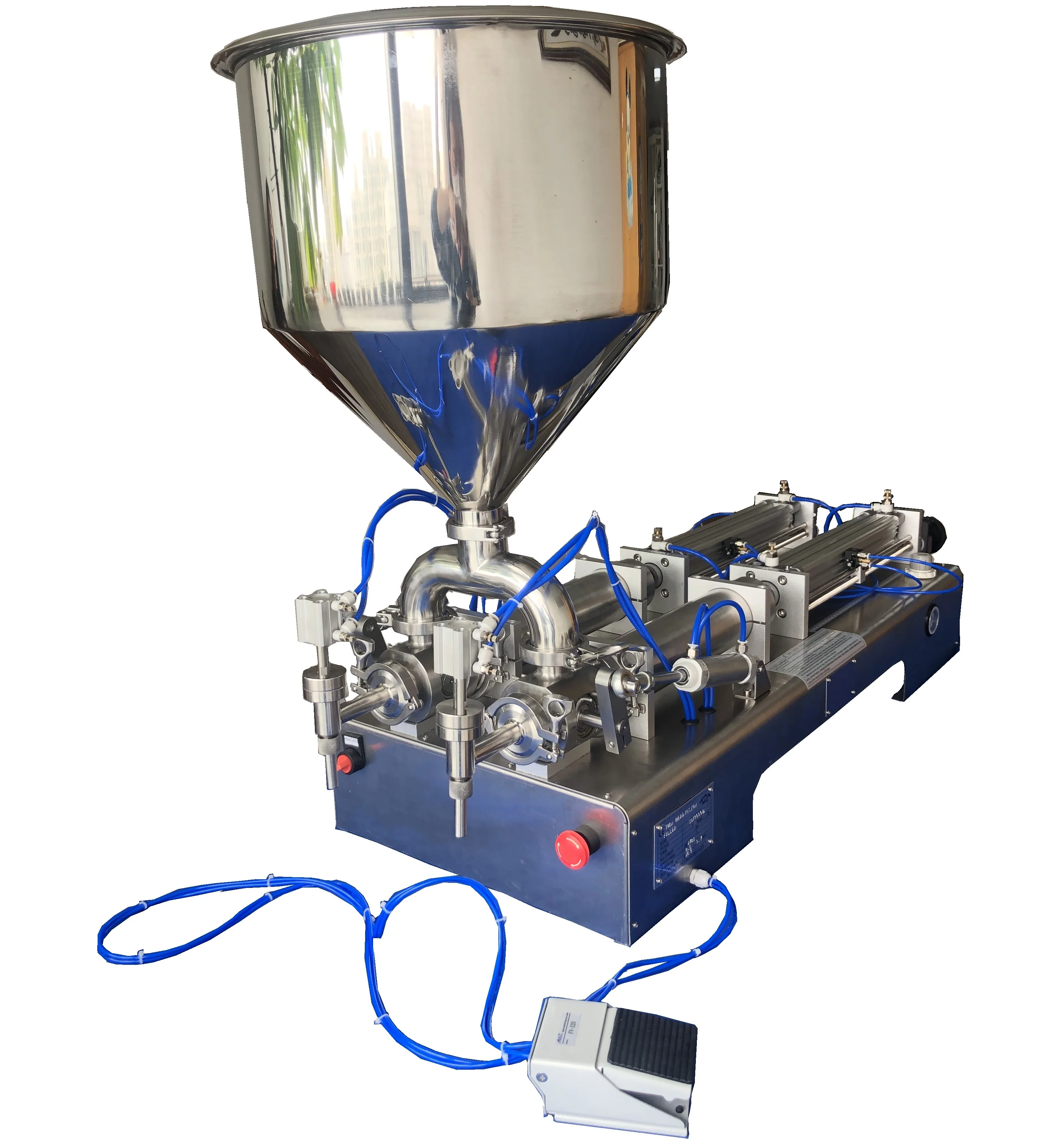 SGF-1000B Ointment Cosmetic Cream Piston Filler & Piston Filling Machine