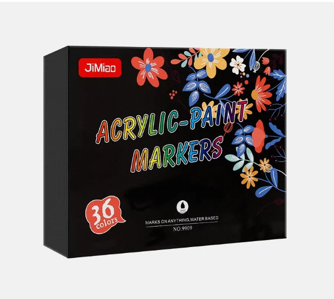 Wholesale Fluent Writing 36 Colors Artist Alcohol Based Markers Dual Tip Permanent Marker Pens
