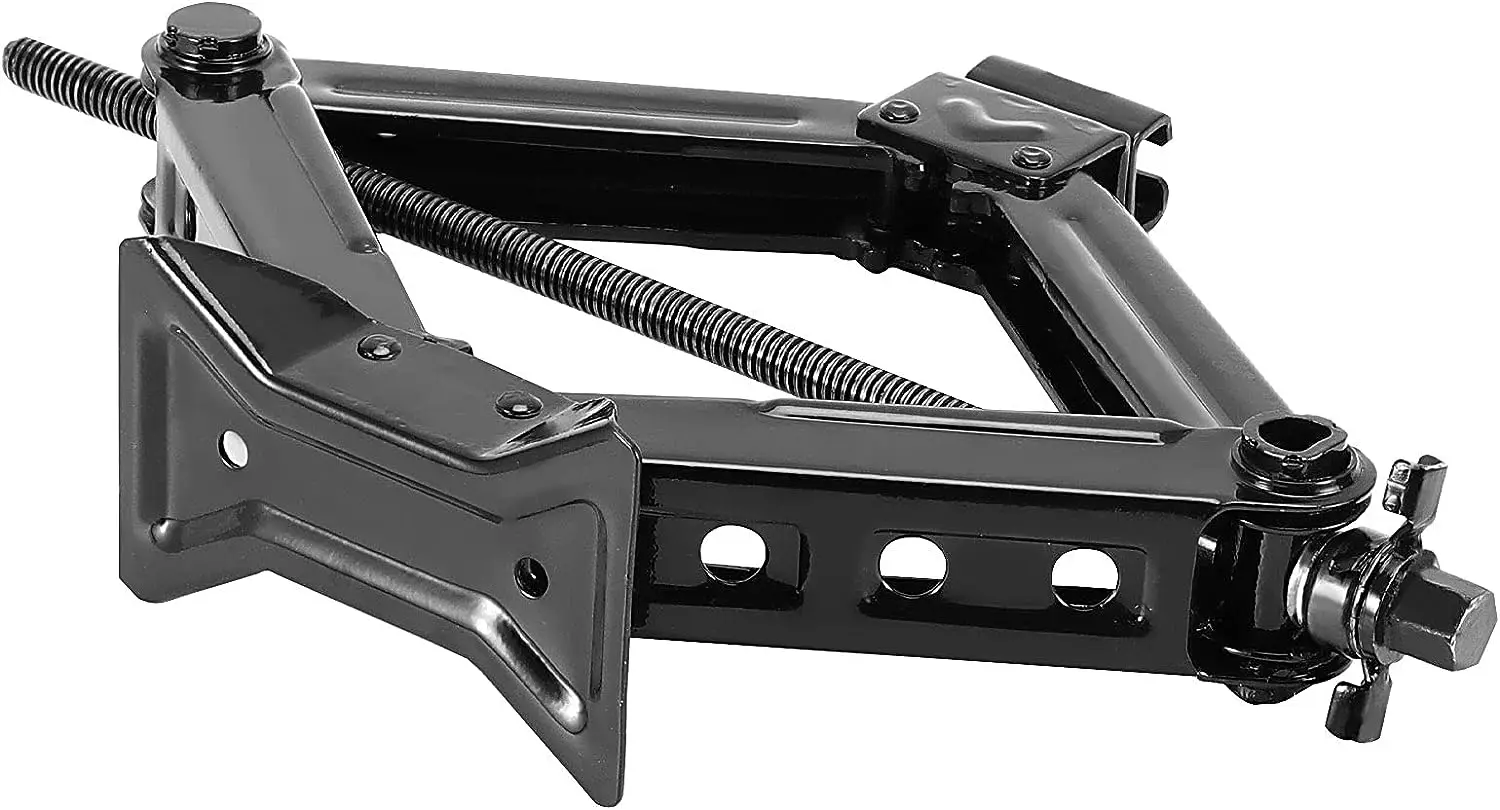 1.5 Tons 3307 Lbs Capacity Scissor Jack, Car Jack with 2 Ratchet Handles, Car Scissor Jack Lift for Wagon, Van, SUV, Truck, Max