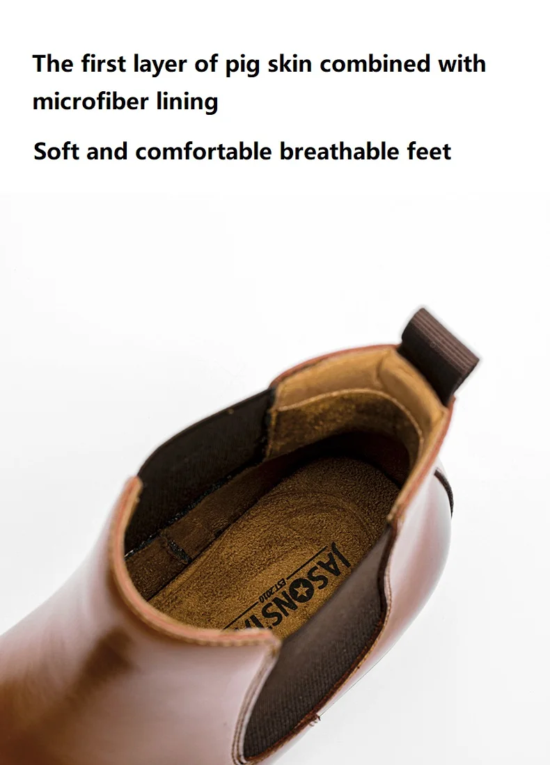 Pure Hand-Made Retro Classic Business Chelsea Boots Genuine Leather Mexican Boots for Male