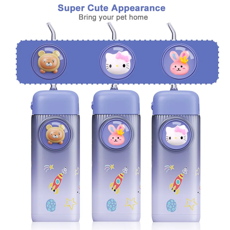 IPX7 Waterproof Kids Oral Dental Irrigator Mini Teeth Cleaner Electric Portable Water Dental Flosser with Detachable Water Tank