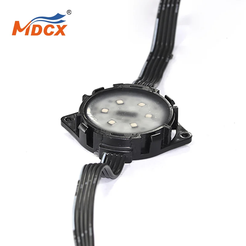 
40mm pixel led light smd 3535 dmx control pixel led full color 