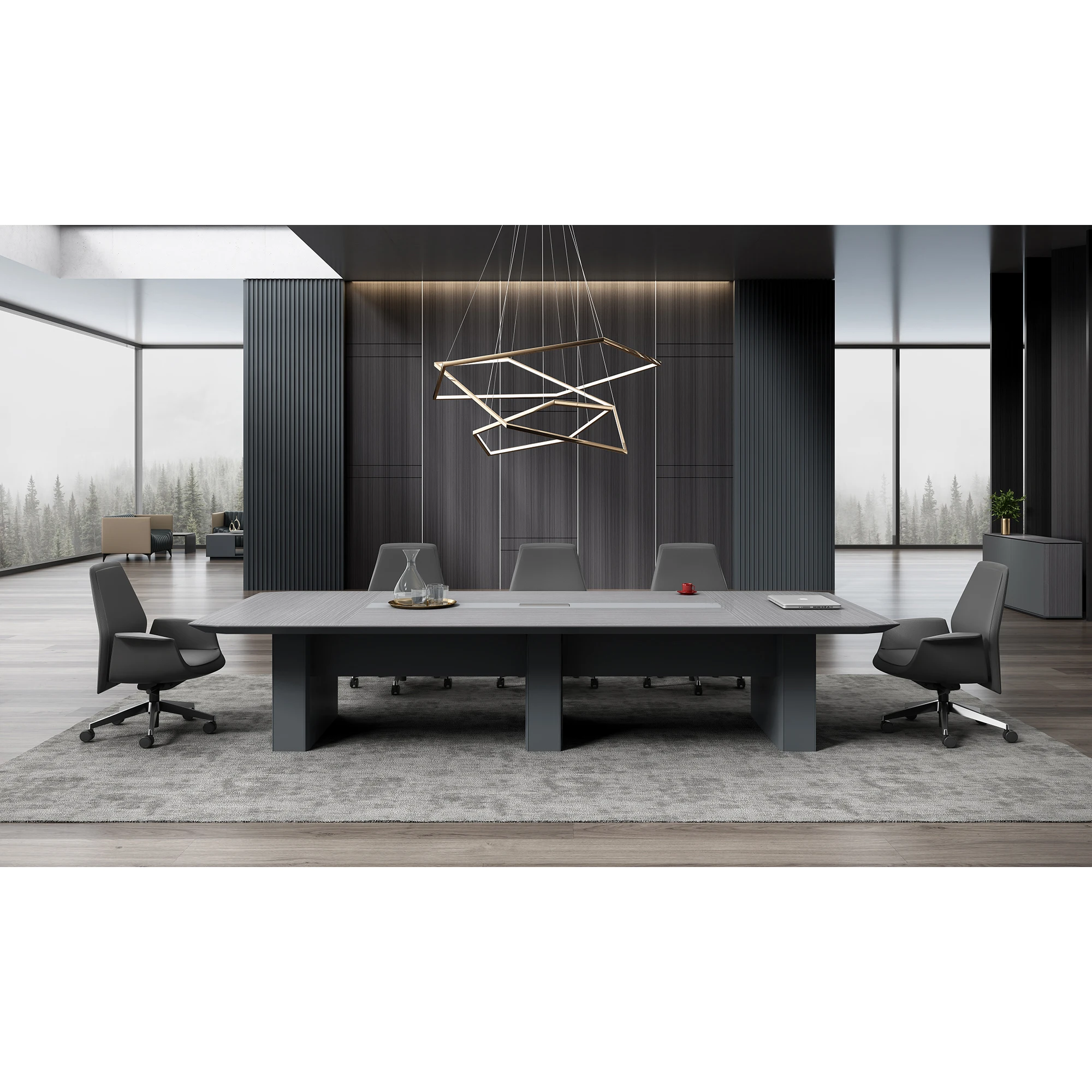 Стол для совещаний деревянный современный стол конференций на 10 персон