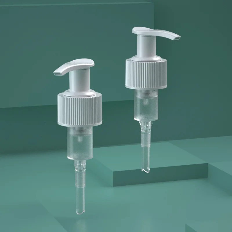 24 28 410 Right Left Lock Plastic Bottle Lids Foundation Pump Lotion Pump Dispenser bamboo Lotion Pump