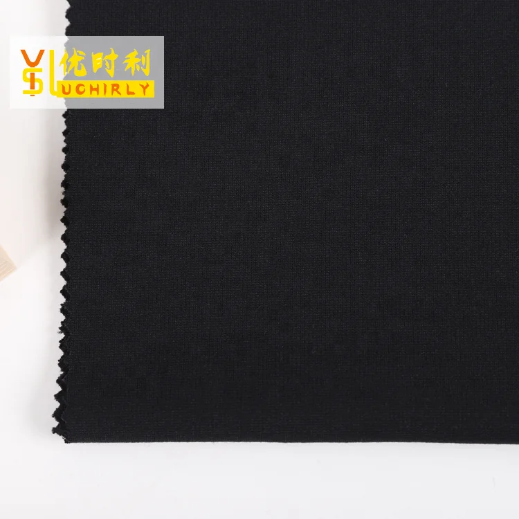Popular 30S nylon rayon spandex brushed ponte di roma fabric