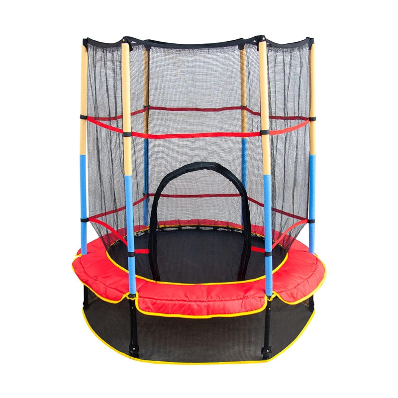 2024 JKL stability 55 inch colorful kids indoor small entertainment fun trampoline mini children jumping bed for kids