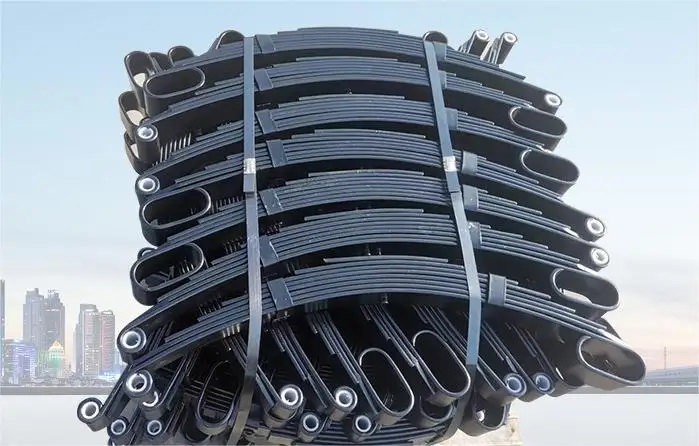 6/8 Leaves Capacity 3.0T to 4.5T Double Eye Spring Leaves Set for Double Trailer Axles