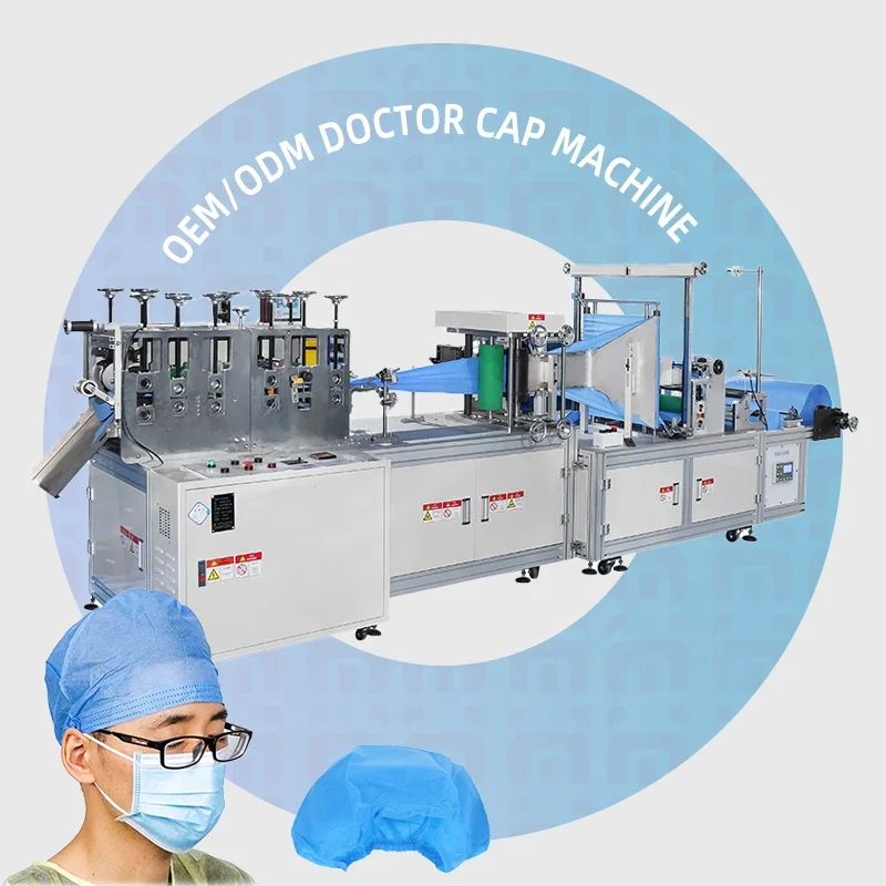 Fully automatic nonwoven hat disposable caps making machine for cap making