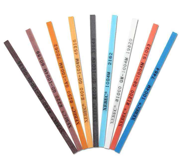 XEBEC fiber stone #120 #180 #220  #250 #400 #600 #800 #1000 #1200  1004 1*4*100mm Files fiber stone rect