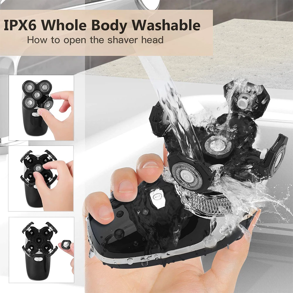 Electric Foil Women Men Razor Eyebrow Face Lint Back Beard Shaver Machine