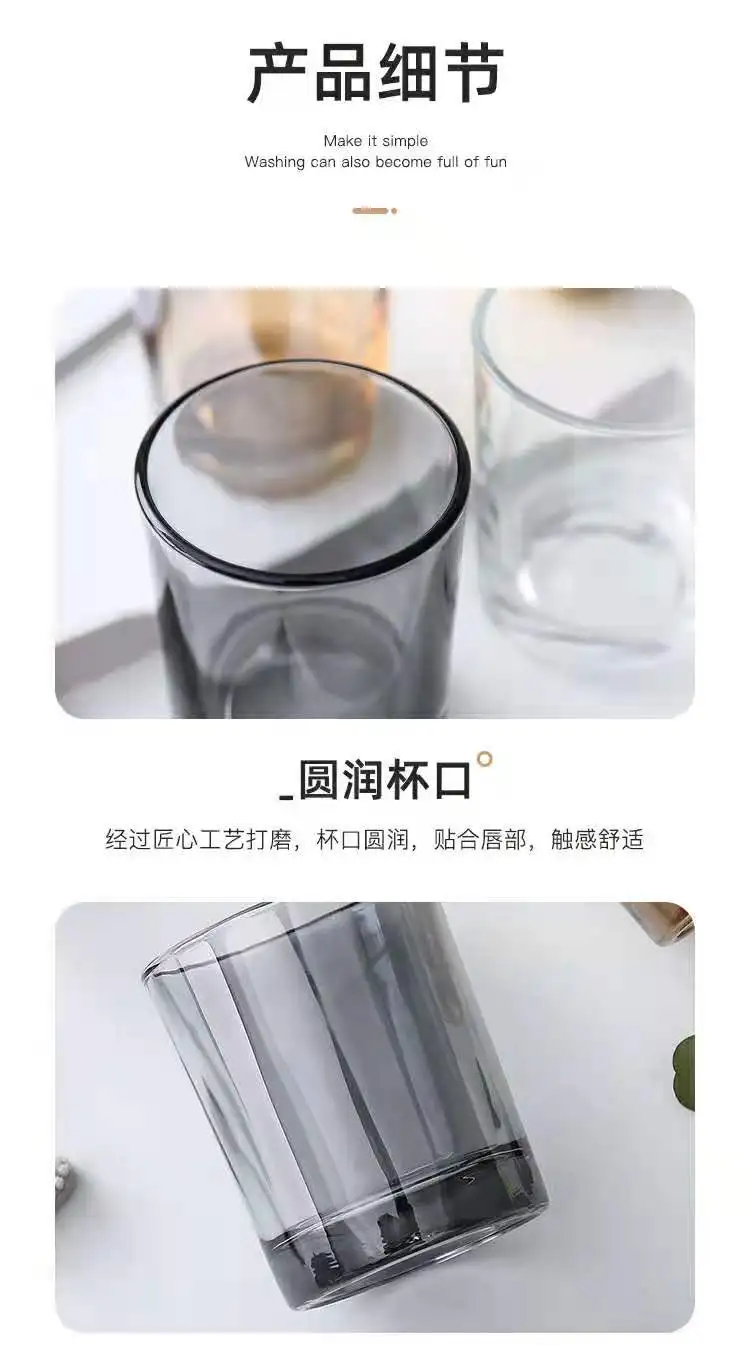 
Glass Candle Jar With Wooden Lids With Gif Box Jar 300 Ml Clear Glass For Candle Making 