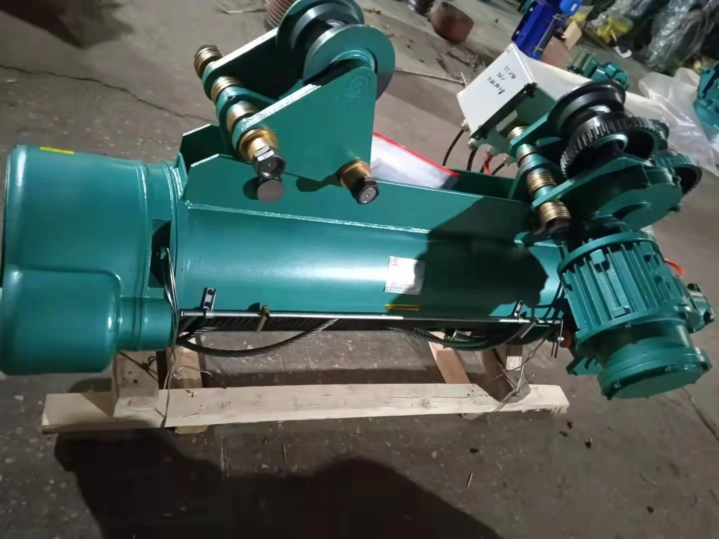 High Technique 3 Ton 18 m Engine Hoisting Equipment Lifting Wire Rope Motor Hoist