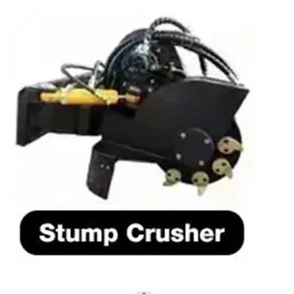Skid Steer Attachments Swinging stump grinder Attachments For Mini Loader