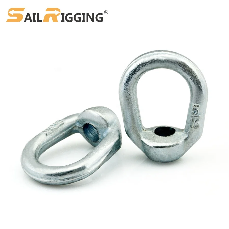3/4 3/8 inch Steel Zinc Plated Ring Eye Bolt And Nuts Drop Forged Eye Nut Eye Nut 5/8 galvanized steel