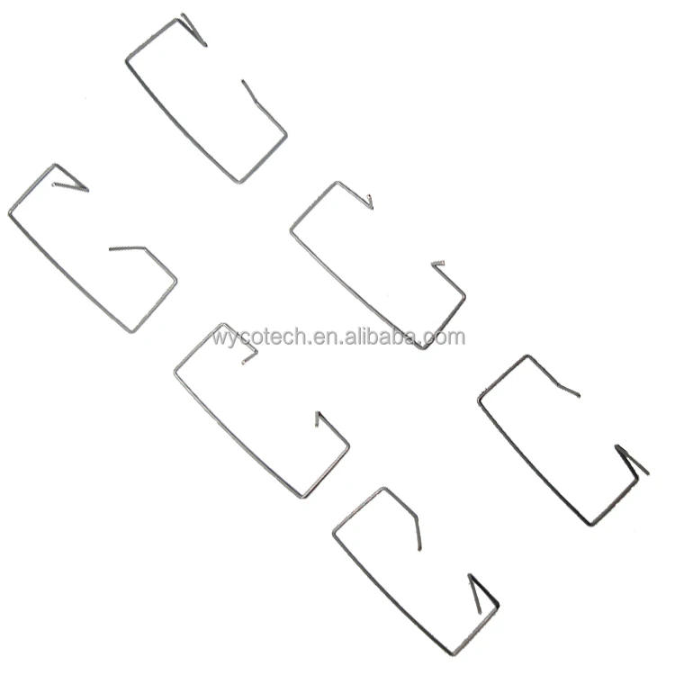 U Shapes OEM and ODM Hot Staples for Hot Stapler Plastic Repair Bumper Bodywork/Plastic Soldering/hot welding staples