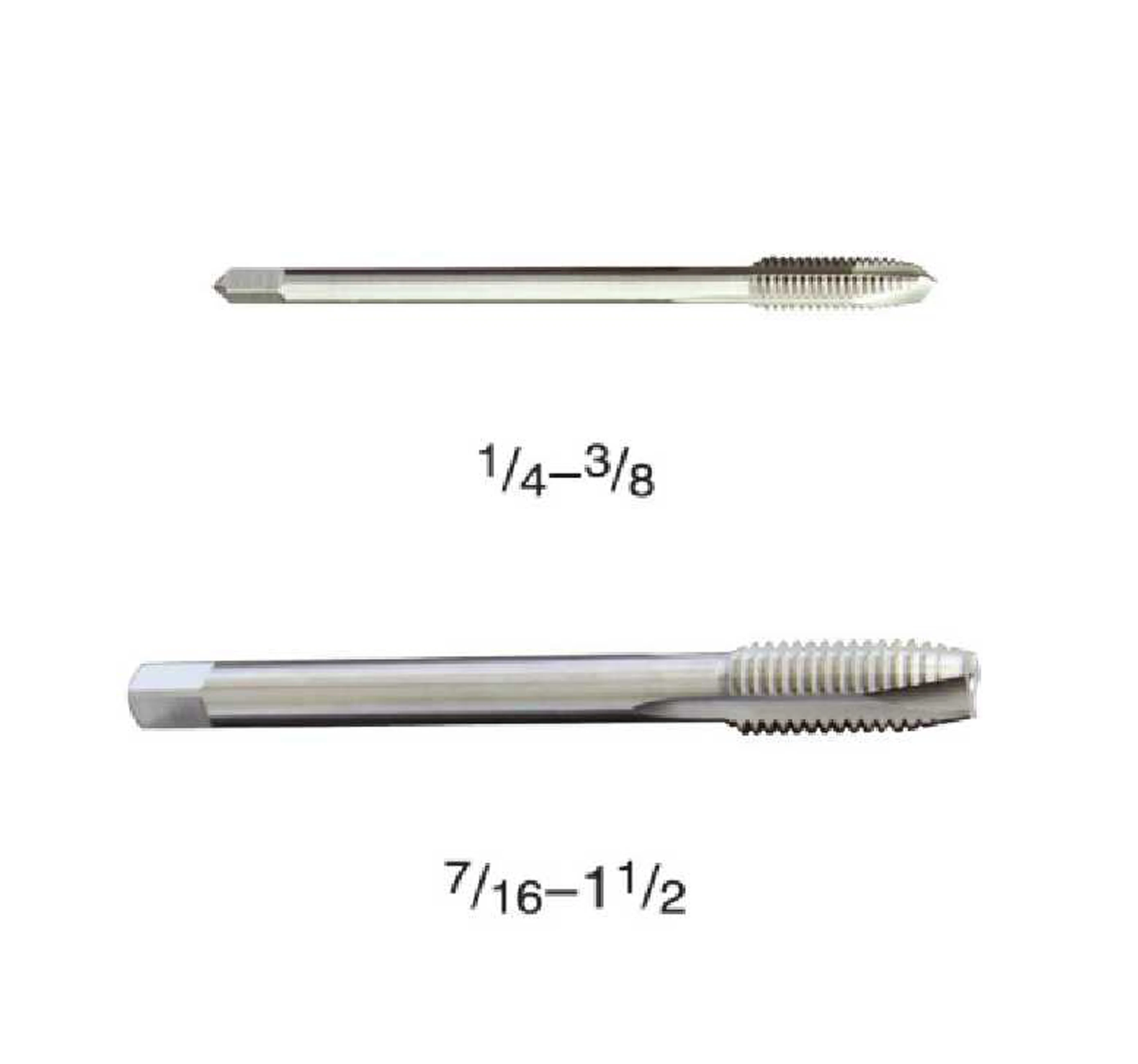 60 Pcs Sae And Die 5/8Inch 4Ba Threading Taps Metal 4-40 4341 Hand 1/4 Hex Shank Screw 6M Metric Tap UNF Spiral Pointed Tap