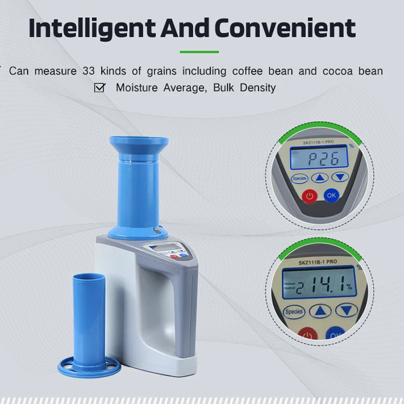 SKZ111B-1 PRO Factory wholesale LDS-1G Cup Grain Moisture Meter Humidity Analyzer Measuring 33 kinds