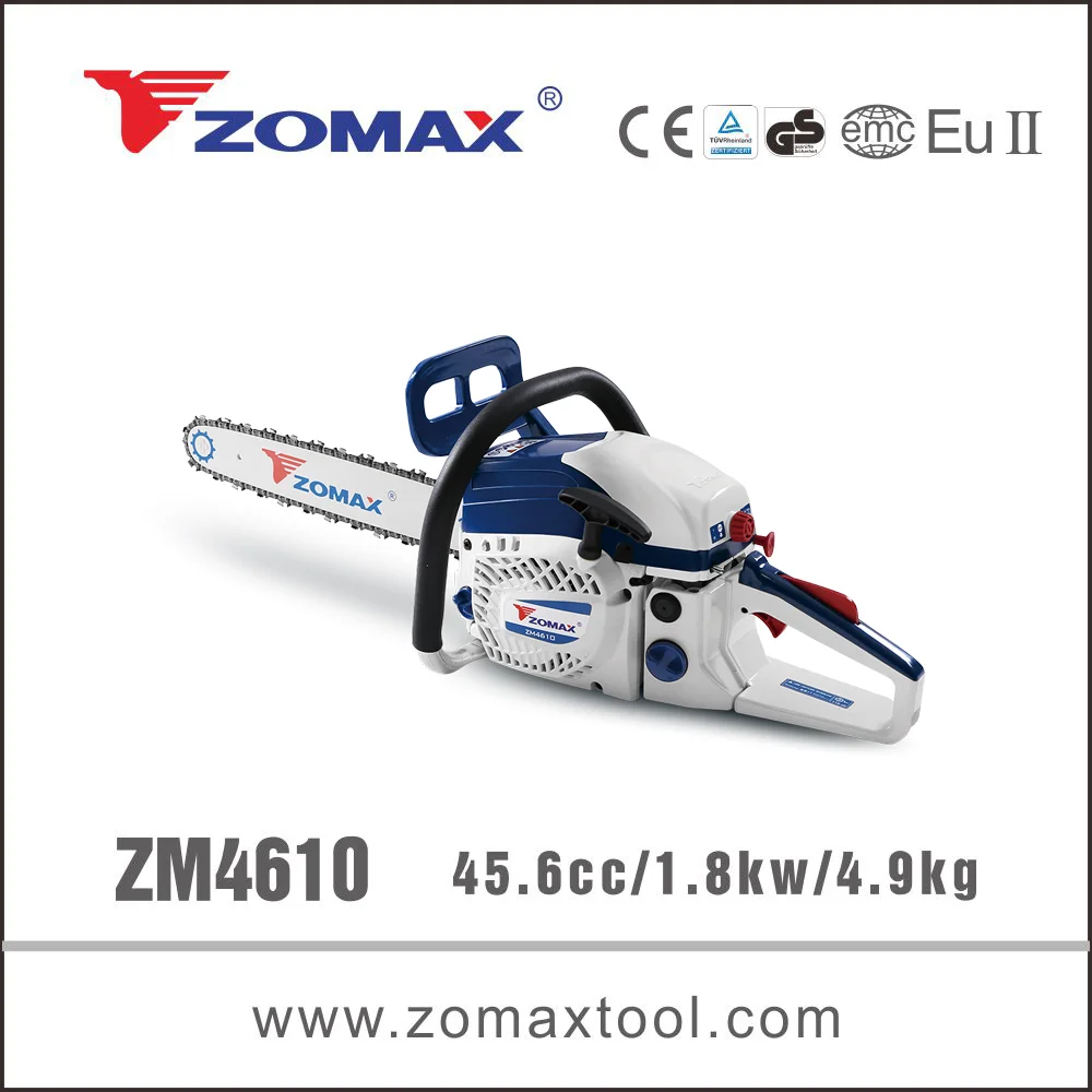 Zomax 4610 chainsaw machines petrol chainsaw sawmill