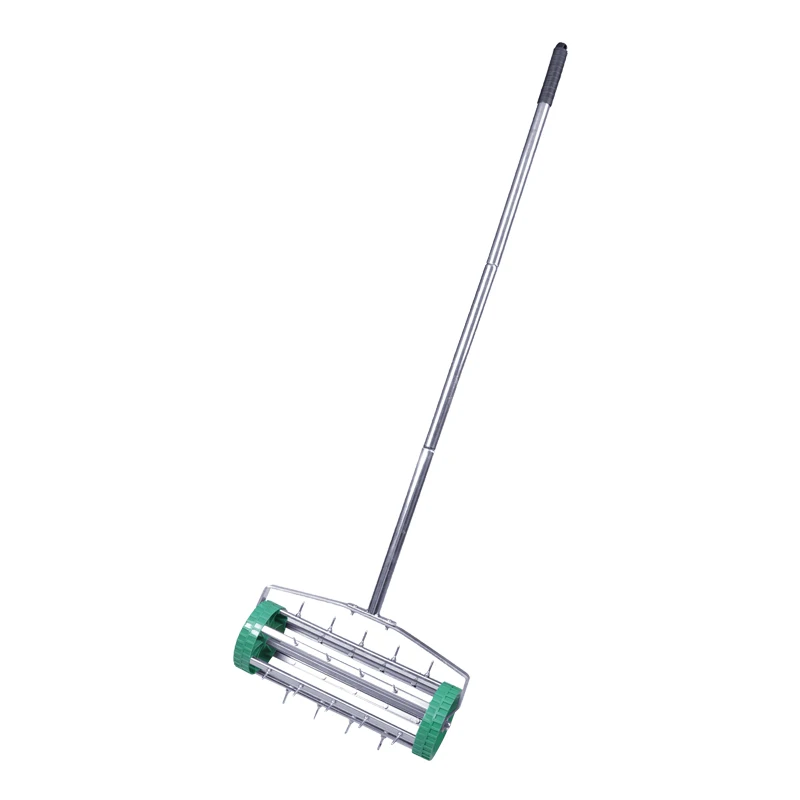 Outdoor Garden tools Lawn  Rolling  Scarifier  Push  Lawn Aerator Factory direct sale