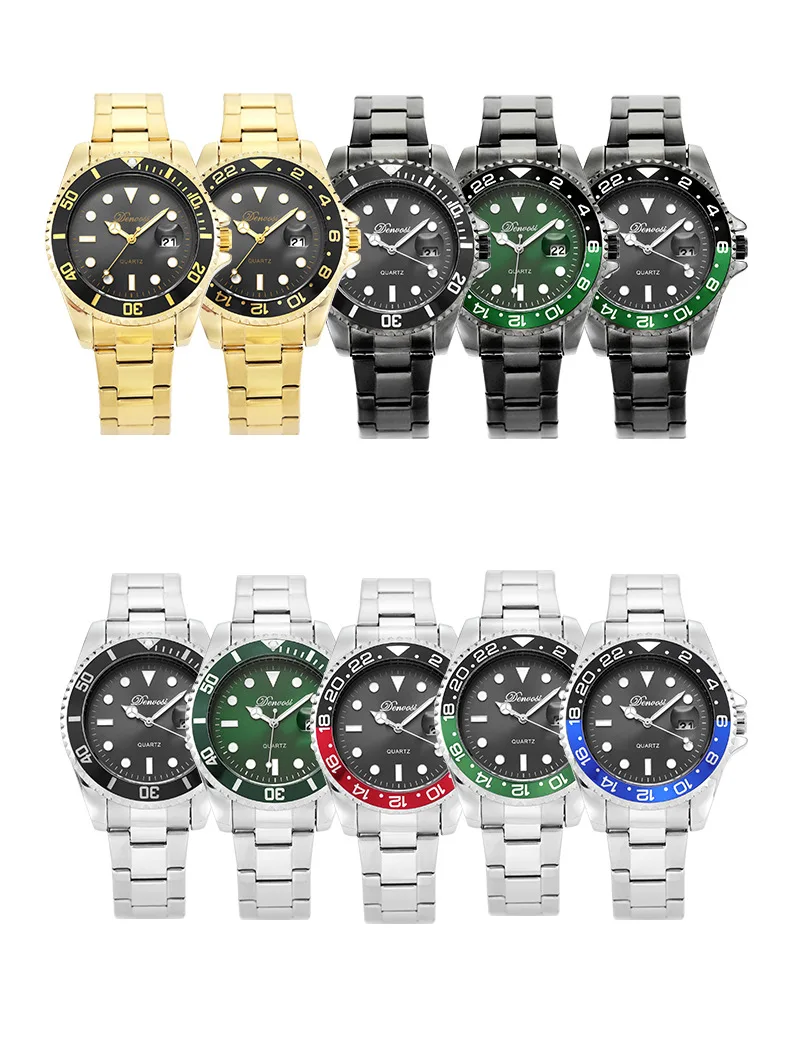 2022 Fashion Luxury  Mechanical Watch Quartz Date Clock Waterproof Luminous Watch for Men