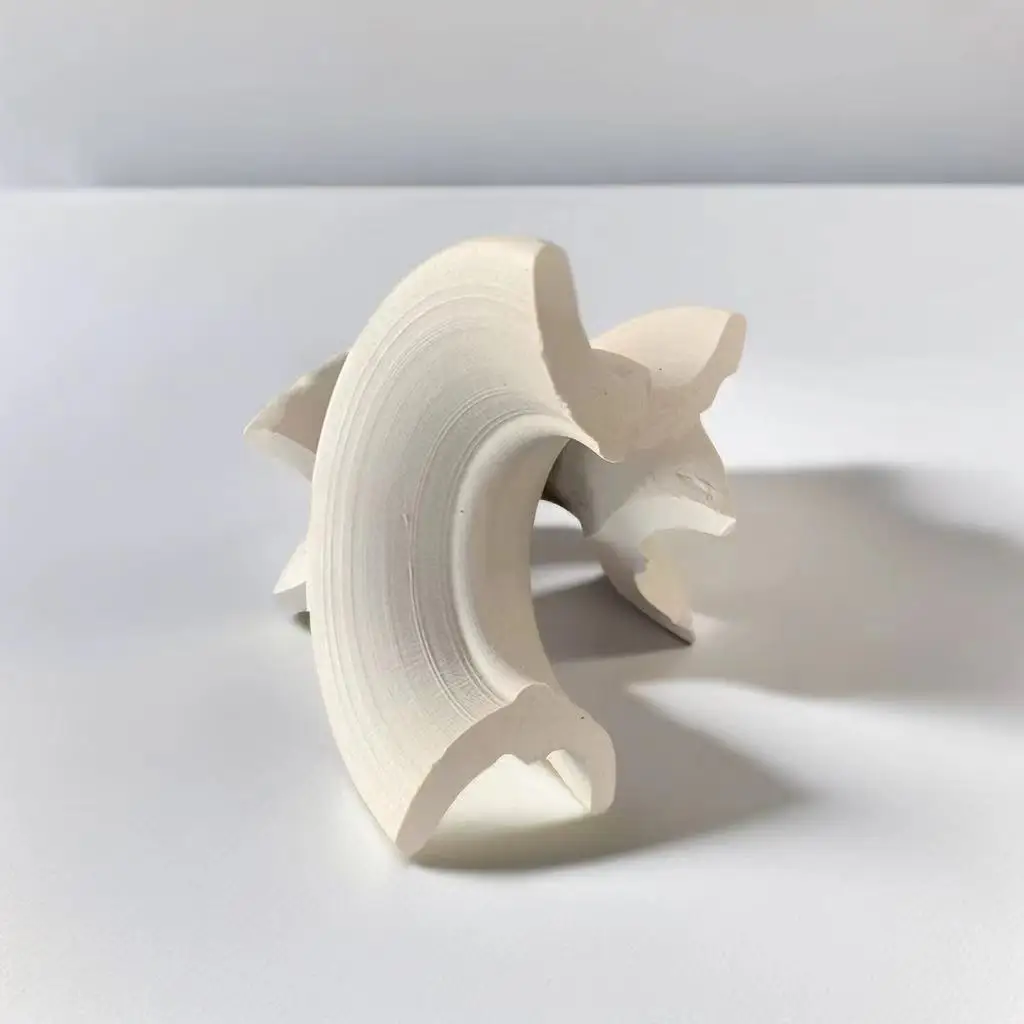 Customizing different saddle ring industrial acid resistant ceramic fillers Red refractory acid resistant brick