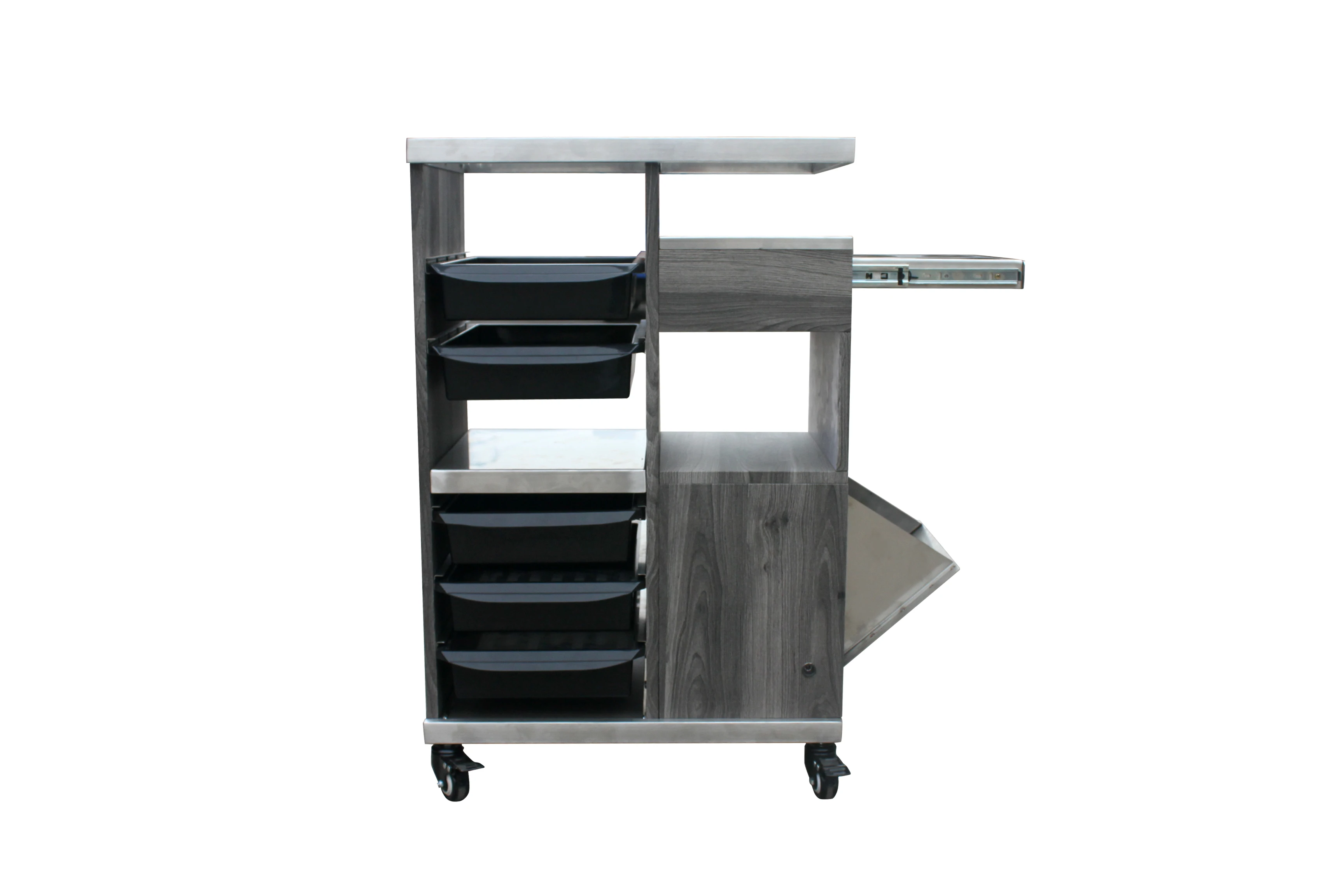 new model folding tool trolly cart hair hairdresser de belleza tray gold beauty slaon laser facial storag black trolley