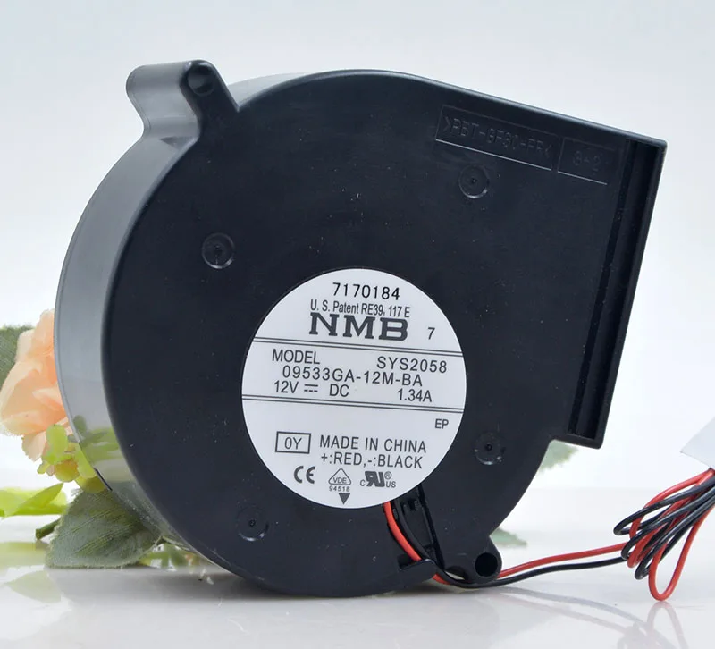 Original NMB 09533ga-12m-ba 12V 1.34a 9733 9cm centrifugal turbine blower fan