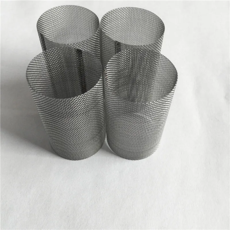 high quality SS 304 316 stainless steel metal mesh filter cylinder tube with welded edge